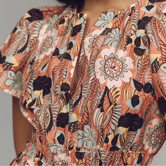 NWT Anthropologie The Somerset Maxi Dress Size 2X - Picture 7 of 7